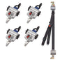 TITAN800 Retractor Kit with Dual Retractor Occupant Restraint | S - Hooks & L - Track | AL812S - 4C - 7 - WheelchairStrap.com