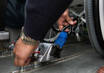 TITAN800 Retractor Kit with Occupant Restraint | S - Hooks & L - Track | AL812S - 4C - WheelchairStrap.com