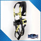 Full Body Harness w/ 3 D-Rings Tongue Buckle Legs, Chest Quick Release,Tool Belt and X-Pad