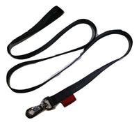 1" x 5.5 ft. Soft Black Pet Leash with Snap Hook - ratchetstrap-com.myshopify.com