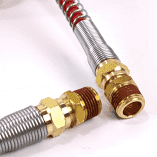 15 ft Air Coil Hose Red w/ 12 inch Leads | 11015R