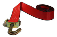 2" x 10 Ft. Wheel Strap w/ Rubber Cleats & Swivel J Hook - BLUE - ratchetstrap-com.myshopify.com