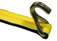 2" x 10 ft. Yellow Strap w/ Wire Hooks - ratchetstrap-com.myshopify.com