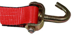 2" x 11 ft. Red 3-Point Ratchet Wheel Strap w/ Swivel J Hooks & Swivel J Idler Hook - ratchetstrap-com.myshopify.com