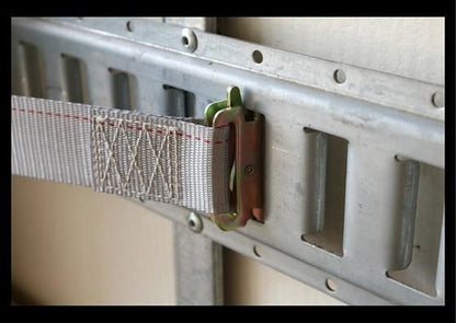 12 Pack 2 in x 20 ft Van Ratchet Strap Logistic E-Track w/ Spring E - ratchetstrap-com.myshopify.com