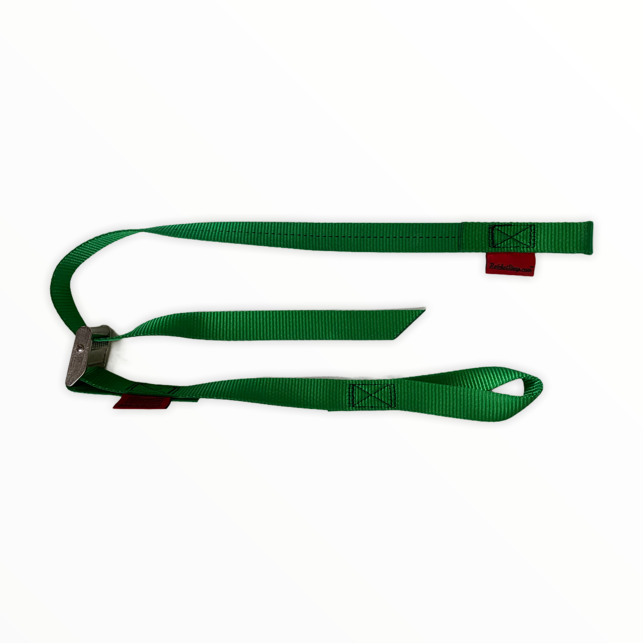 6-Pack Green Cam Buckle Tie Down Straps – 2.5M X 25mm – 150kg Capacity – Nylon & Zinc