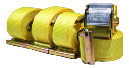 QTY 4 - 2" Interior Van Cam Buckle E-Track Strap w/ Spring E Fittings - ratchetstrap-com.myshopify.com