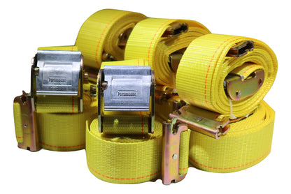 QTY 10 - 2" Interior Van Cam Buckle E-Track Strap w/ Spring E Fittings - ratchetstrap-com.myshopify.com