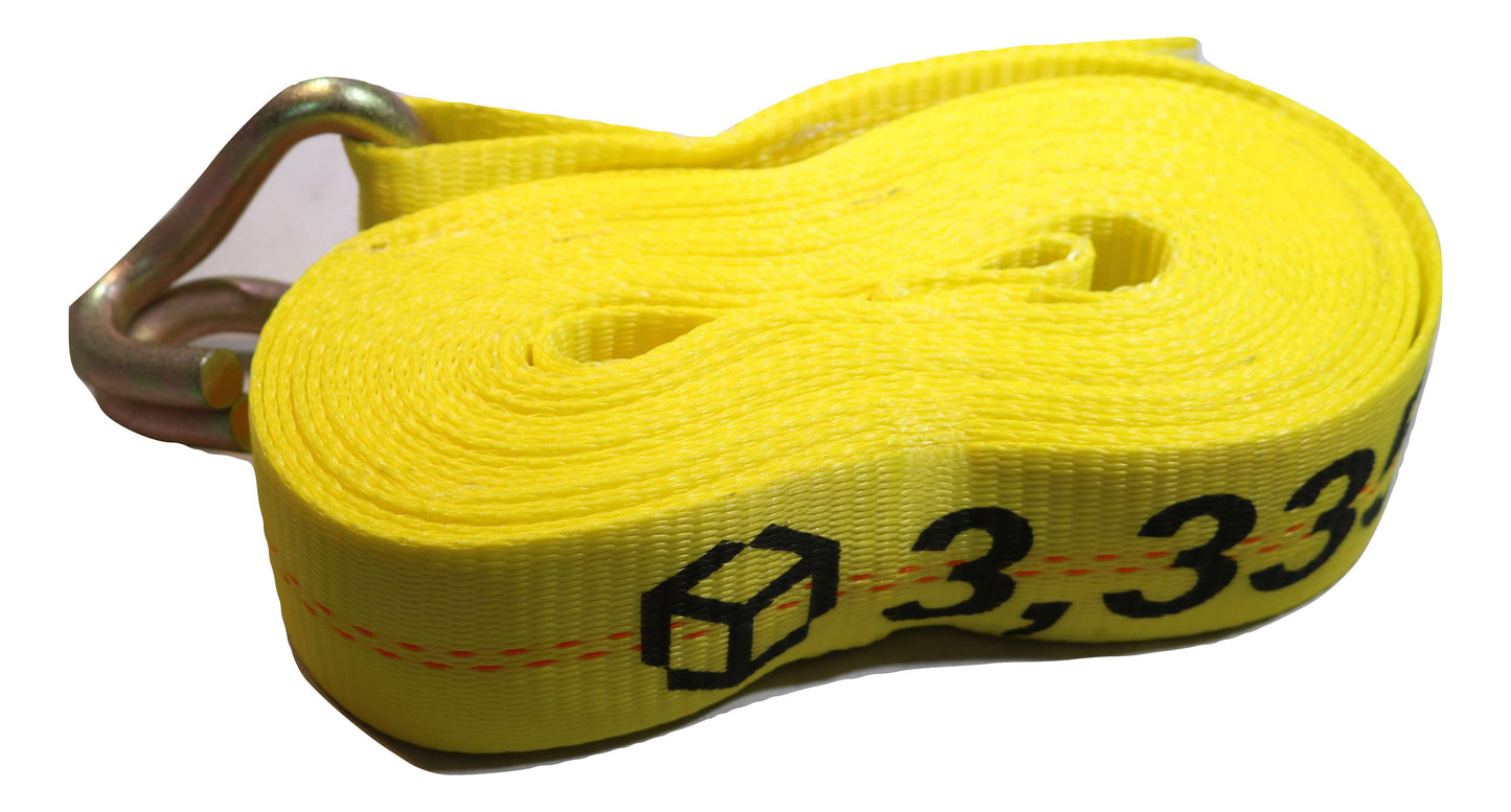 2" x 27 Ft. Flatbed Ratchet Strap w/ Wire Hooks - ratchetstrap-com.myshopify.com