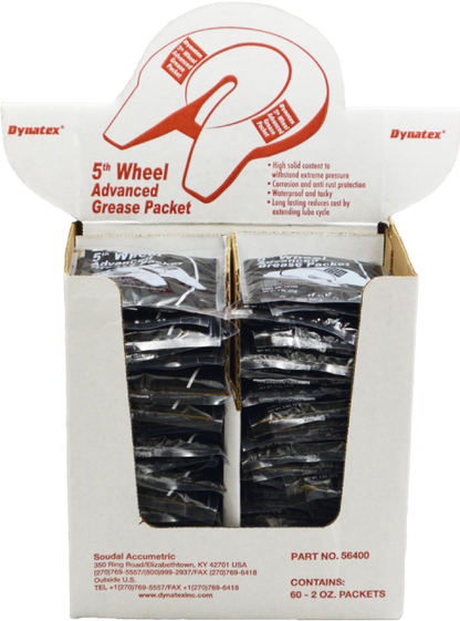 Dynatex 5th Wheel Grease 3 Display Boxes 180 Packets | 56400