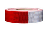 1.5" Conspicuity Tape 11" Red / 7" White 3M™  Diamond Grade™ - ratchetstrap-com.myshopify.com