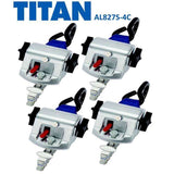 TITAN800 Retractor Kit | S-Hooks & L-Track | AL827S-4C - wheelchairstrap.com