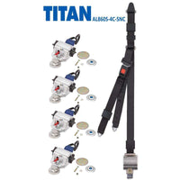 TITAN800 Retractor Kit & Occupant Restraint | S-Hooks & SNC Fitting | AL860S-4C-SNC - wheelchairstrap.com