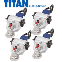 TITAN800 Retractor Kit | S-Hooks & SNC Fitting | AL861S-4C-SNC - wheelchairstrap.com