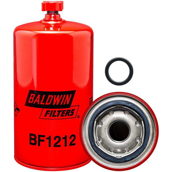 Qty 4 Baldwin  Fuel Filter, Spin-On Filter Design | BF1212
