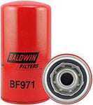 Qty 4 Baldwin Fuel Filter, Spin-On Filter Design, 7-1/8 x 3-11/16 x 7-1/8 In | BF971