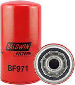 Baldwin Fuel Filter, Spin-On Filter Design, 7-1/8 x 3-11/16 x 7-1/8 In | BF971