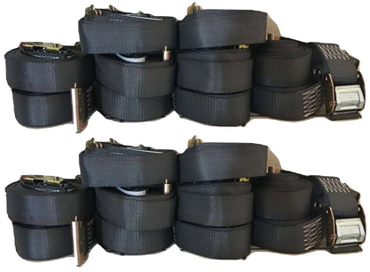 2" x 16 Ft Interior Van Cam Buckle Strap w/ Spring E Fittings 20 Pack | C16E