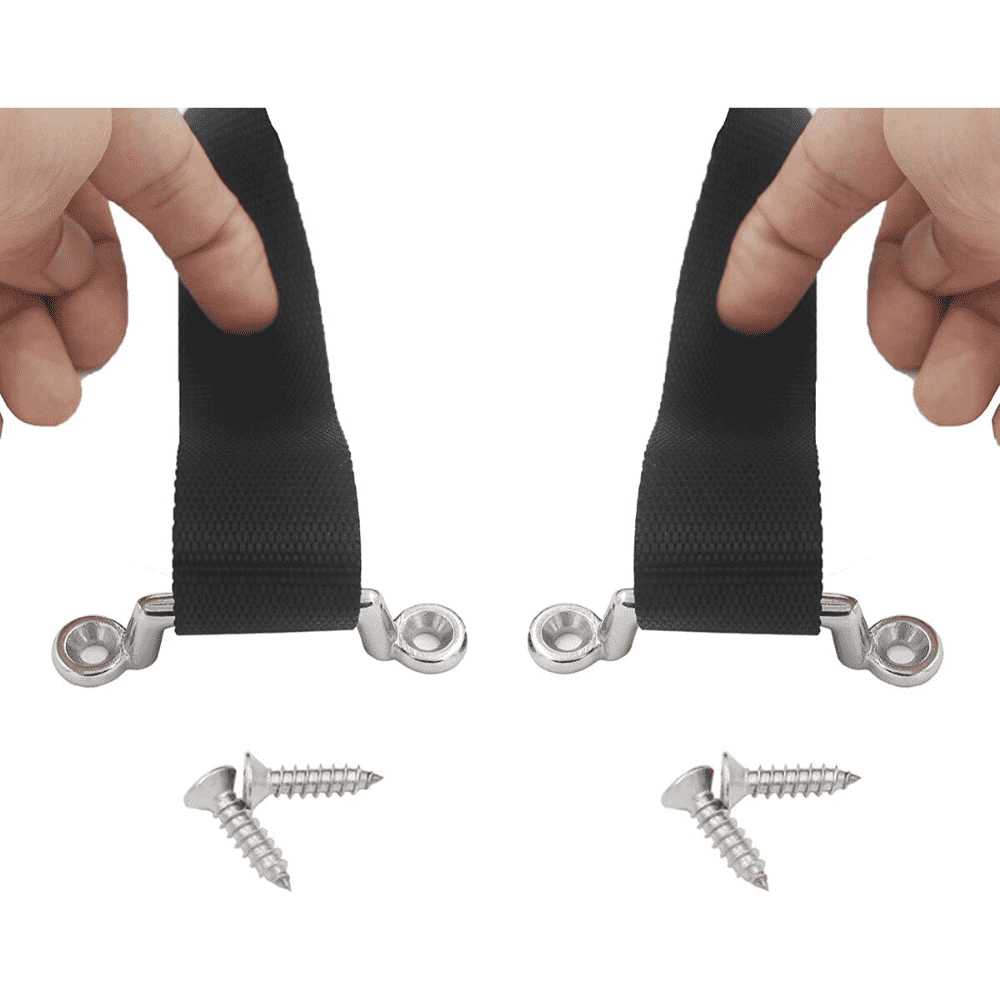 Cooler Tie Down Strap Kit with Stainless Footman/Deck Loops 9 Color Choices Color Options | CSSS