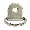 Marine Boat 316 Stainless Steel D Ring Pad Eye D-Ring 1/4'' Pinhole | 10 PACK