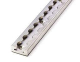 HD L-Track Section, Non-Flanged, with 3/8" Mounting Holes, 9 IN Long | FE200762