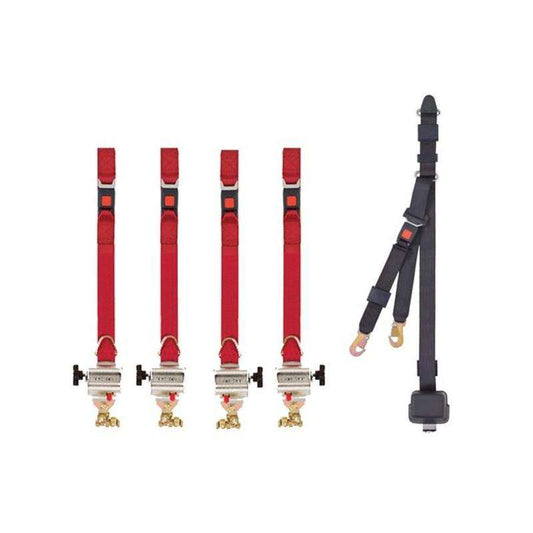 FF600 Series Retractor Kit & Occupant Restraint | FF612-4C - wheelchairstrap.com
