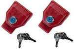 Red Random Keyed Gladhand Lock 2 Pack | GHL50030