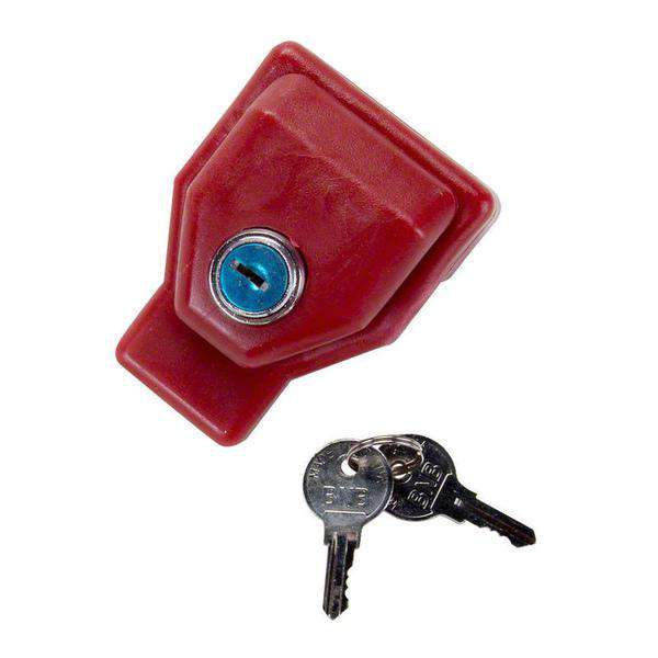 Qty 2 - Red Random Keyed Gladhand Lock - ratchetstrap-com.myshopify.com