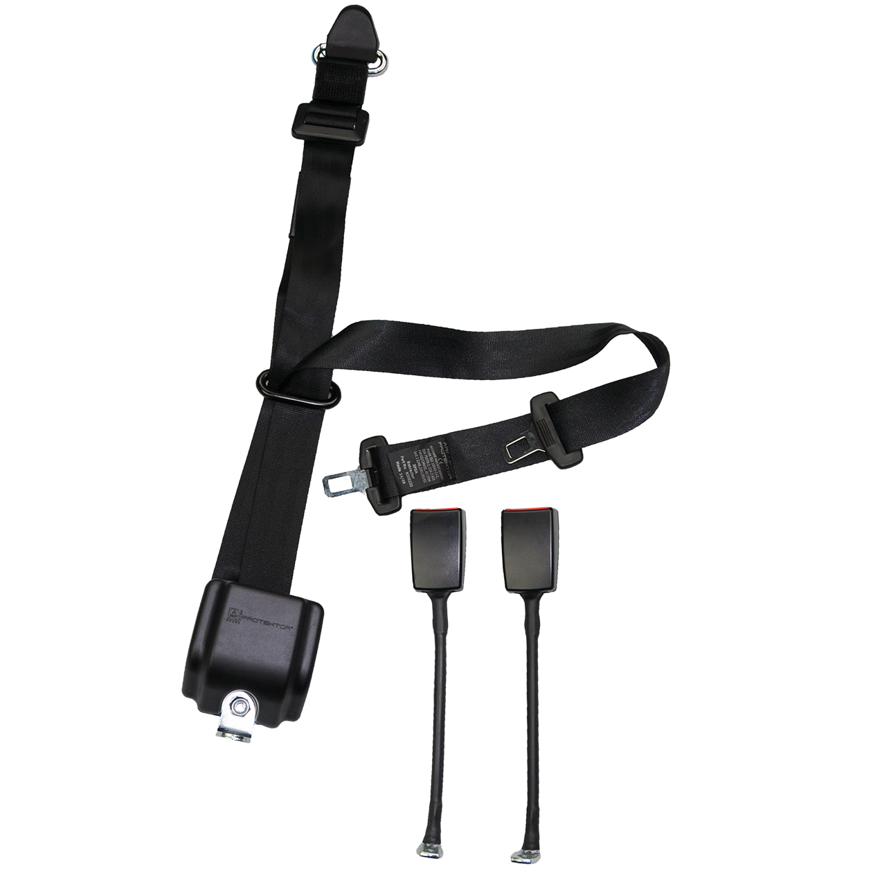 WAV Automatic 3 Point Belt with Height Adjuster & Two Flexible Buckles | H350233