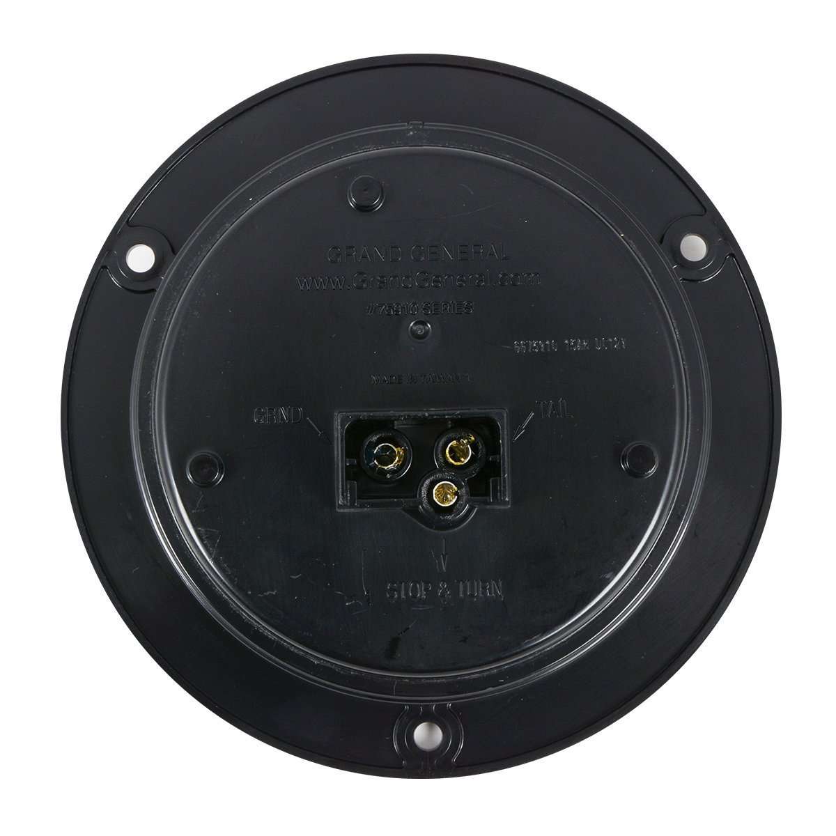 4" Round Stop Turn Tail 18 LED Sealed Light w/Flange - RED - ratchetstrap-com.myshopify.com