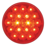 4" Round Stop Turn Tail 18 LED Sealed Light - RED - RatchetStrap.com