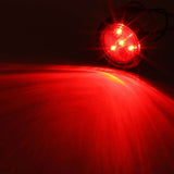 2" Round Red Clearance Side Marker Light 4 LED - ratchetstrap-com.myshopify.com