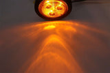 2" Round Amber Clearance Side Marker Light 4 LED - ratchetstrap-com.myshopify.com
