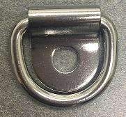 QTY 10 - Marine Boat 316 Stainless Steel D Ring Pad Eye D-Ring 1/8'' Pin Hole - ratchetstrap-com.myshopify.com