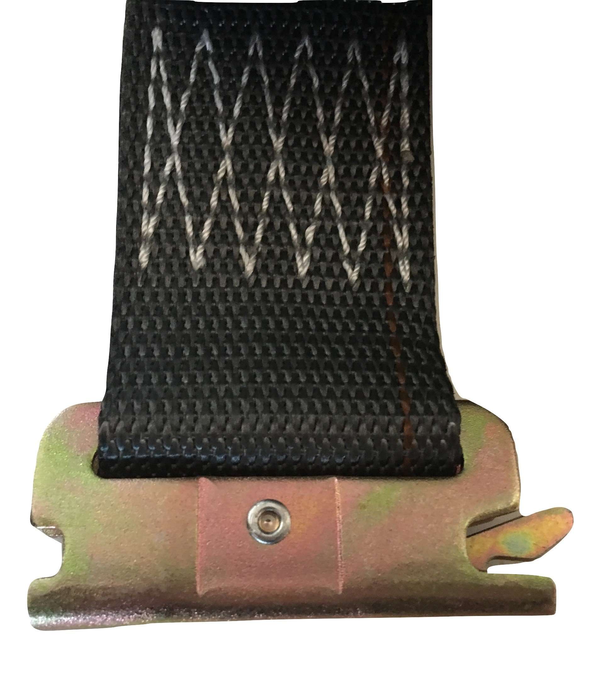 2" x 16 Ft Interior Van Cam Buckle E-Track Strap w/ Spring E Fittings 4 Pack | C16E