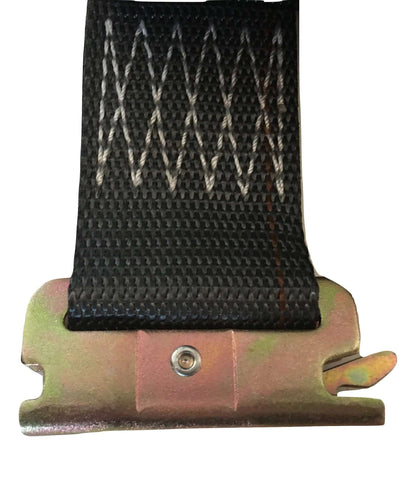 2" x 16 Ft Interior Van Cam Buckle E-Track Strap w/ Spring E Fittings 4 Pack | C16E