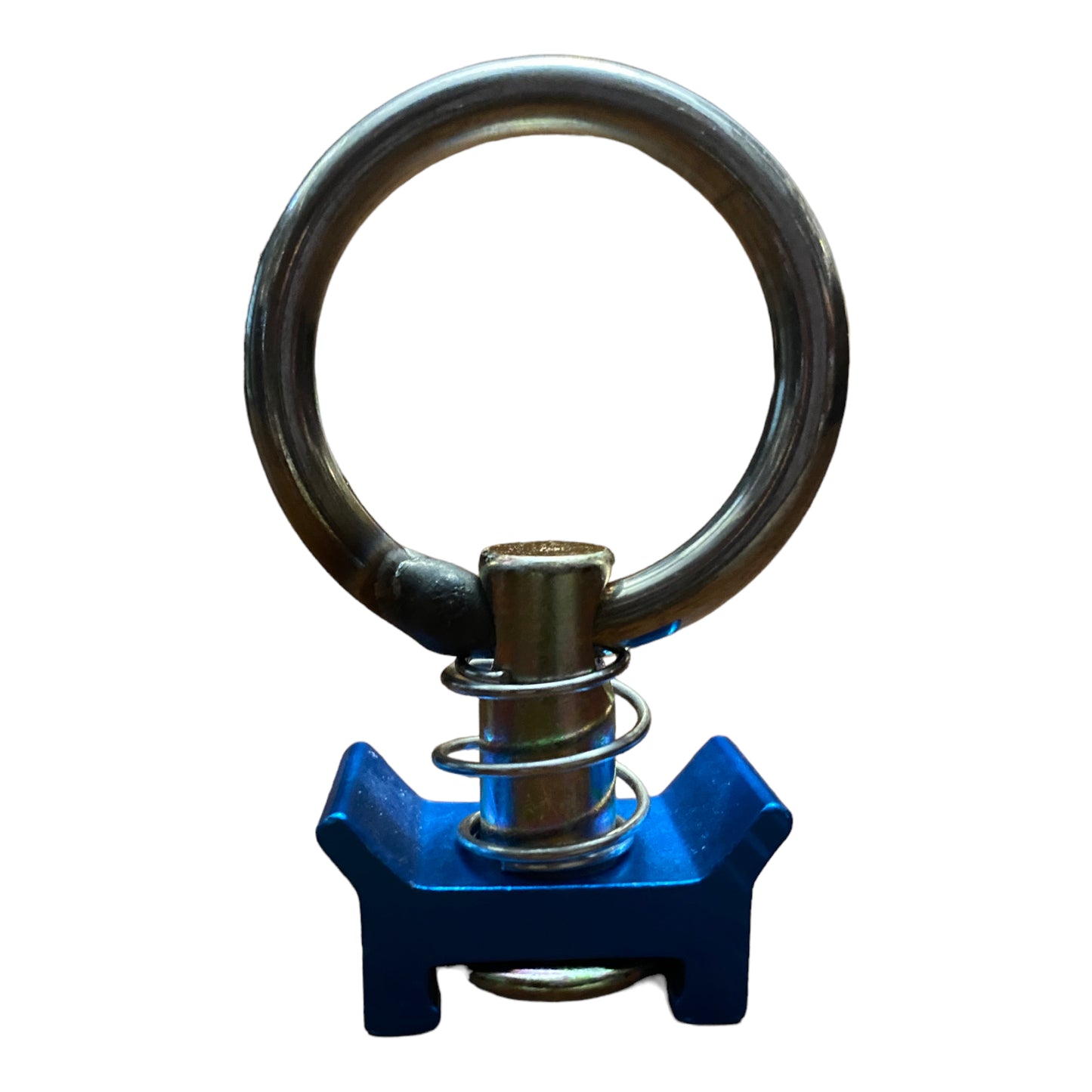 L-Track Blue Single Stud Fitting With Round Ring For Aircraft-Grade L-Track