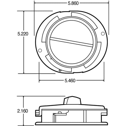 5" Round Twist Lock Document Holder / Certificate Box | PH1TWIST