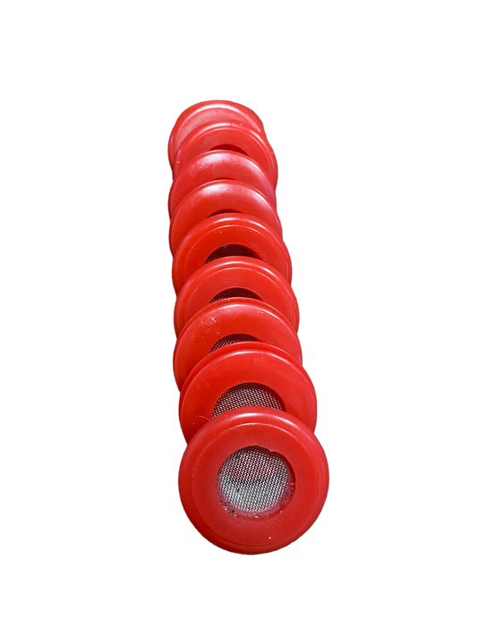 10 Red Polyurethane Seal With Filter Gladhand 10 Pack | 10017RF