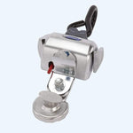 Replacement QRT Deluxe Retractor Fully Automatic (dual knobs) Mounted with Slide 'N Click Fitting - wheelchairstrap.com