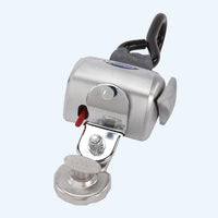Replacement Fully Automatic QRT Standard Retractor (single knob) Mounted with Slide 'N Click Fitting | Q8-6201-SC - wheelchairstrap.com