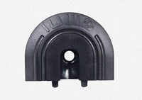 End Cap for Flange Series L-Track | QC06058 - wheelchairstrap.com