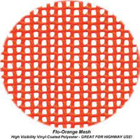 Mesh Flag Red Emergency Warning Wire Rod 2 PACK | RMFX2