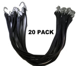 31 Inch Rubber Tarp Straps w/ Crimped S Hooks 20 Pack | 31RSX20