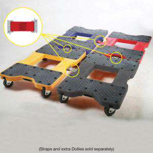 Snap-Loc 1200 lb Proffesional E-Track Dolly Black