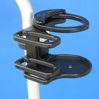 Combination Cell Phone / Adjustable Drink Holder for Mobility Products | A0015 - wheelchairstrap.com