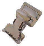 QTY 4 - Alligator Buckle Tourniquet Spring Action Buckle 1" Stainless Steel Clamp - ratchetstrap-com.myshopify.com