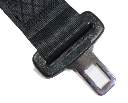 Black Retractable Forklift Replacement Seatbelt w/ Hardware - ratchetstrap-com.myshopify.com