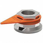 High Heat Loose Wheel Nut Indicator, 33mm, Orange - QTY 100 - ratchetstrap-com.myshopify.com