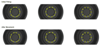High Heat Loose Wheel Nut Indicator, 33mm, Orange - QTY 72 - ratchetstrap-com.myshopify.com